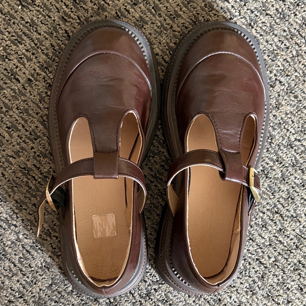 Brown Mary Jane Shoes